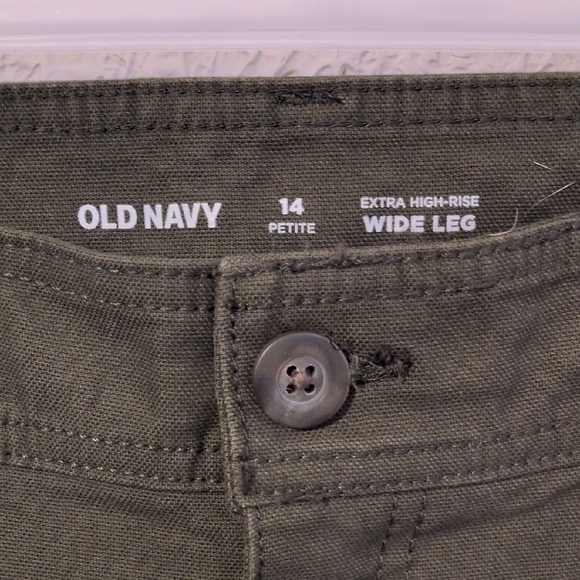 Old Navy Women's Olive Green Boot-Cut Pants - Picture 3 of 5